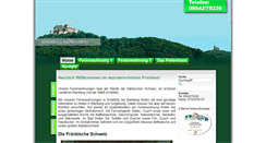 Desktop Screenshot of ferienwohnungen-schesslitz.de